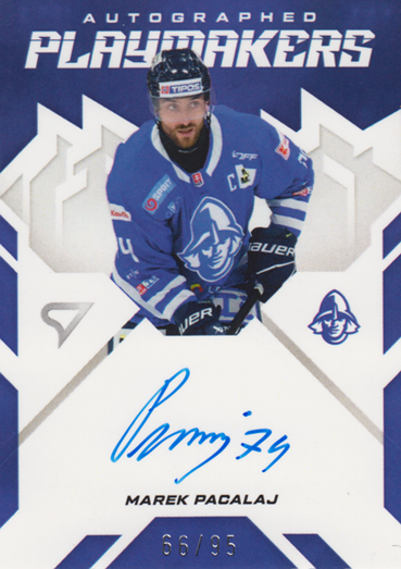 Pacalaj Marek 25-26 Slovenská hokejová liga Autographed Playmakers #AP-PA