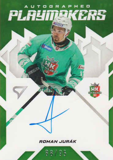 Jurák Roman 25-26 Slovenská hokejová liga Autographed Playmakers #AP-RJ