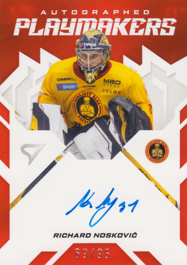 Noskovič Richard 25-26 Slovenská hokejová liga Autographed Playmakers #AP-RN