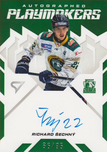 Šechný Richard 25-26 Slovenská hokejová liga Autographed Playmakers #AP-RS