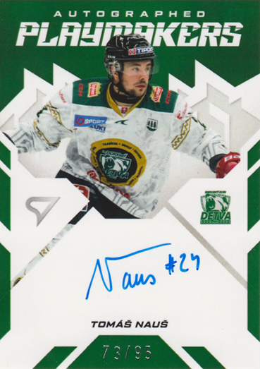 Nauš Tomáš 25-26 Slovenská hokejová liga Autographed Playmakers #AP-TN