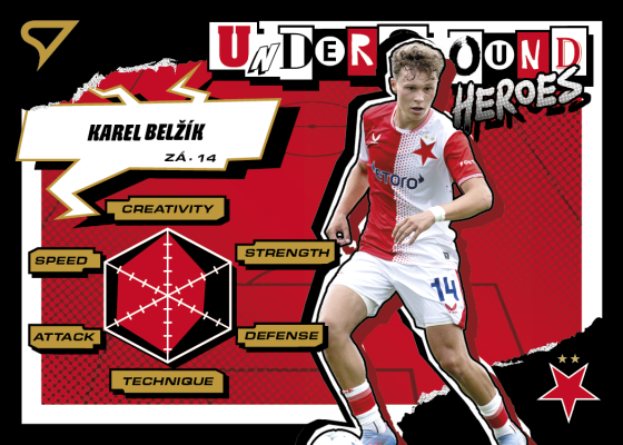 Belžík Karel 25-26 Chance NL Underground Heroes #UH-13