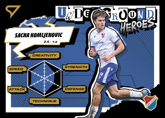 Komljenovic Sacha 25-26 Chance NL Underground Heroes #UH-19