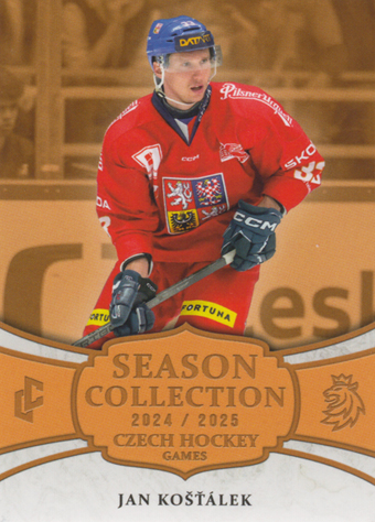 Košťálek Jan 24-25 LC Reprezentace Czech Hockey Games #CHG-07