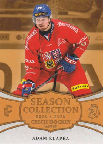 Klapka Adam 24-25 LC Reprezentace Czech Hockey Games #CHG-28