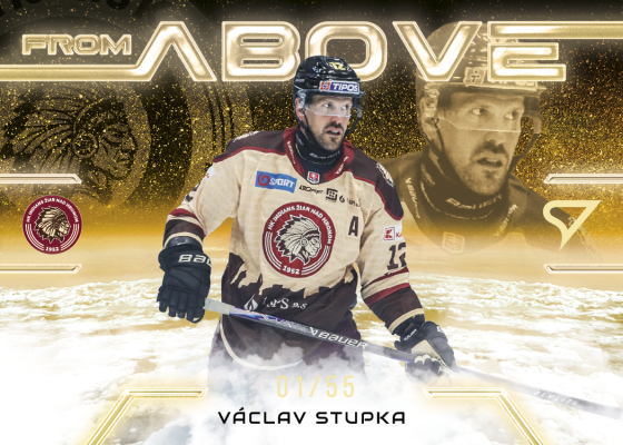 Stupka Václav 25-26 Slovenská hokejová liga From Above Gold #FA-08
