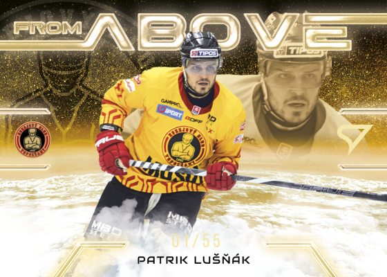 Lušňák Patrik 25-26 Slovenská hokejová liga From Above Gold #FA-10