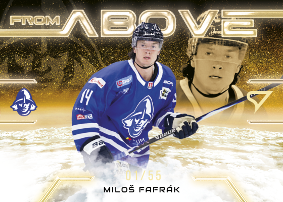 Fafrák Miloš 25-26 Slovenská hokejová liga From Above Gold #FA-18