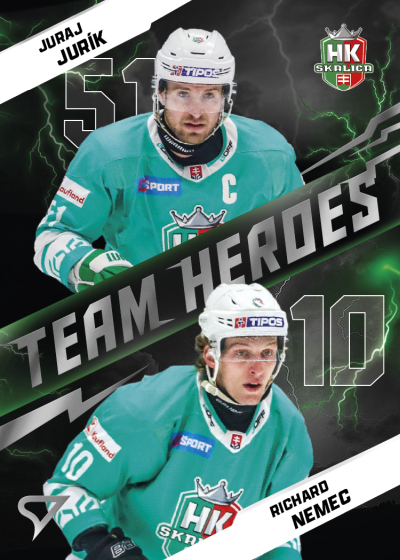 Jurík Nemec 25-26 Slovenská hokejová liga Team Heroes #TH-01