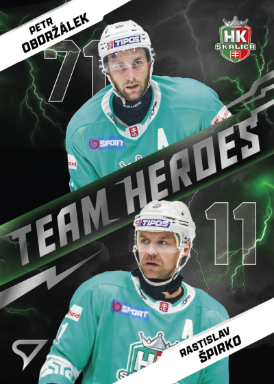 Obdržálek Špirko 25-26 Slovenská hokejová liga Team Heroes #TH-02