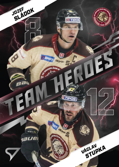 Sládok Stupka 25-26 Slovenská hokejová liga Team Heroes #TH-06