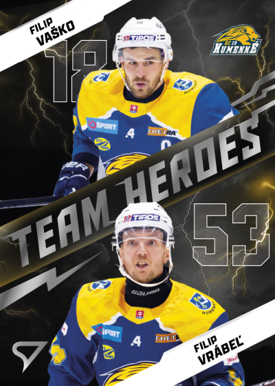 Vaško Vrábeľ 25-26 Slovenská hokejová liga Team Heroes #TH-08