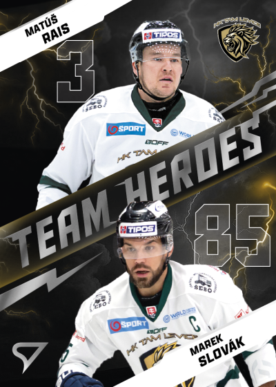 Rais Slovák 25-26 Slovenská hokejová liga Team Heroes #TH-11