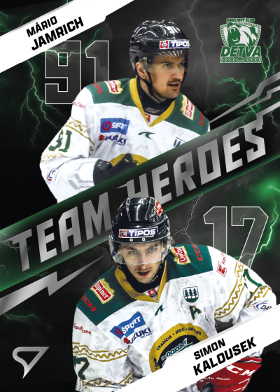 Jamrich Kalousek 25-26 Slovenská hokejová liga Team Heroes #TH-13