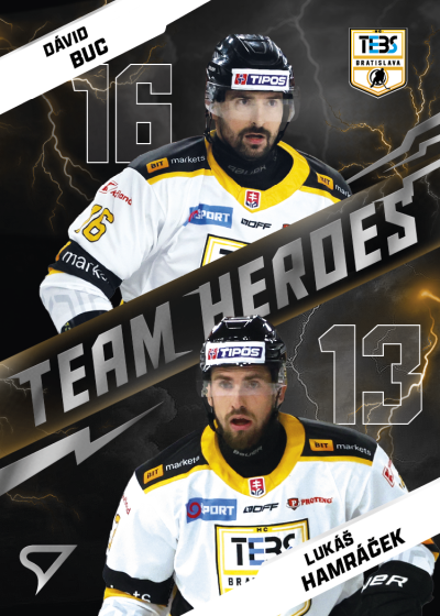 Buc Hamráček 25-26 Slovenská hokejová liga Team Heroes #TH-14