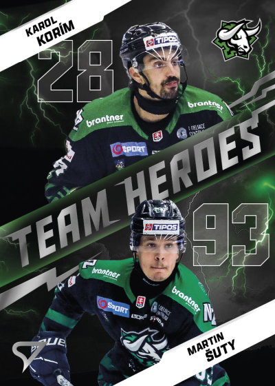 Korím Šuty 25-26 Slovenská hokejová liga Team Heroes #TH-17