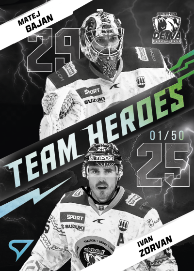 Gajan Zorvan 25-26 Slovenská hokejová liga Team Heroes Silver #TH-12