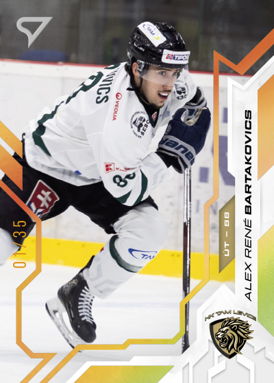 Bartakovics Alex René 25-26 Slovenská hokejová liga Gold #80