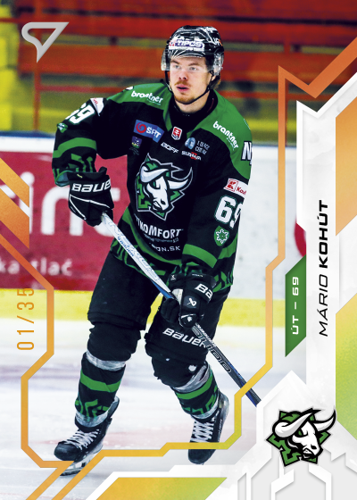 Kohút Mário 25-26 Slovenská hokejová liga Gold #124