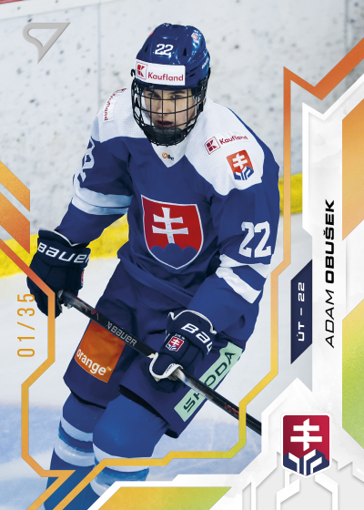 Obušek Adam 25-26 Slovenská hokejová liga Gold #143