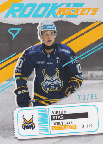 Stas Viktor 25-26 Tipsport Liga Rookie Rockets Blue #RR-04
