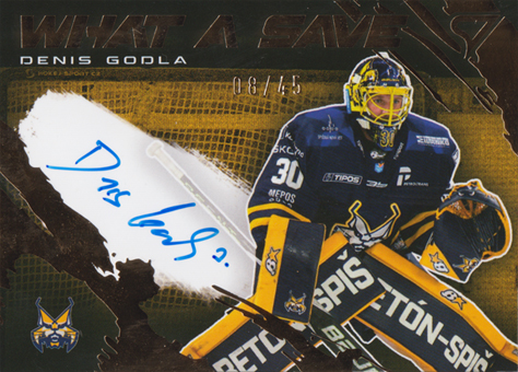 Godla Denis 25-26 Tipsport Liga What a Save Gold Auto #WSS-DG