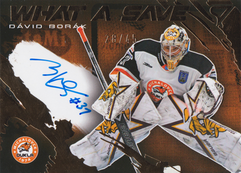 Borák Dávid 25-26 Tipsport Liga What a Save Gold Auto #WSS-DB