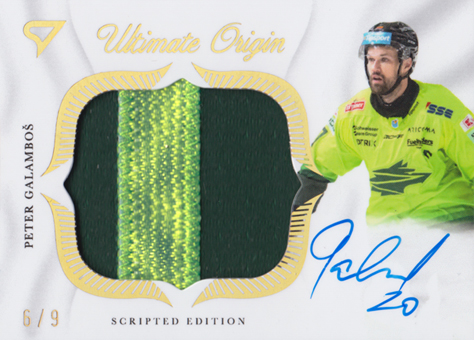 Galamboš Peter 25-26 Tipsport Liga Ultimate Origin Scripted Edition #UOS-PG