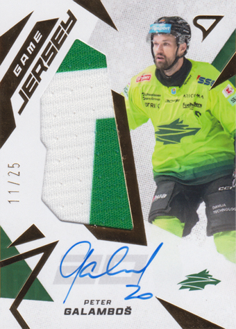 Galamboš Peter 25-26 Tipsport Liga Game Jersey Auto #GJS-PG