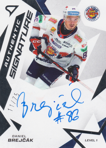 Brejčák Daniel 25-26 Tipsport Liga Authentic Signature Level 1 #SL1-DB