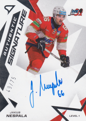 Nespala Jakub 25-26 Tipsport Liga Authentic Signature Level 1 #SL1-JN