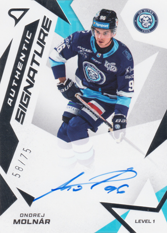 Molnár Ondrej 25-26 Tipsport Liga Authentic Signature Level 1 #SL1-OM