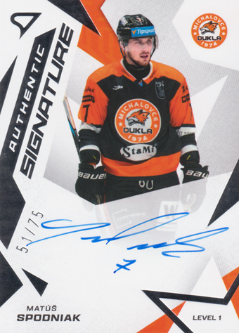 Spodniak Matúš 25-26 Tipsport Liga Authentic Signature Level 1 #SL1-SP