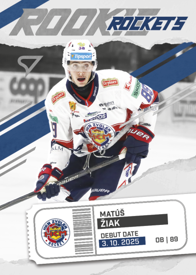 Žiak Matúš 25-26 Tipsport Liga Rookie Rockets #RR-16