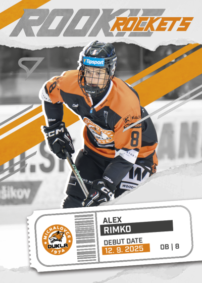 Rimko Alex 25-26 Tipsport Liga Rookie Rockets #RR-25