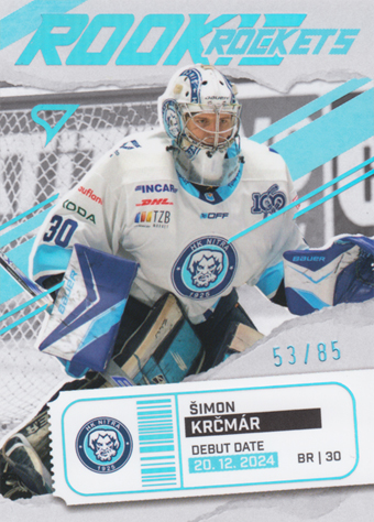 Krčmár Šimon 25-26 Tipsport Liga Rookie Rockets Blue #RR-12