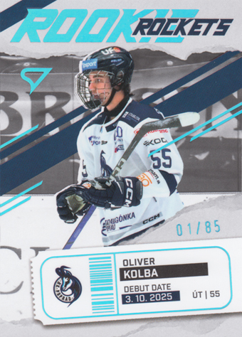 Kolba Oliver 25-26 Tipsport Liga Rookie Rockets Blue #RR-19