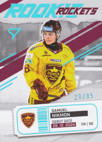 Nikmon Samuel 25-26 Tipsport Liga Rookie Rockets Blue #RR-22