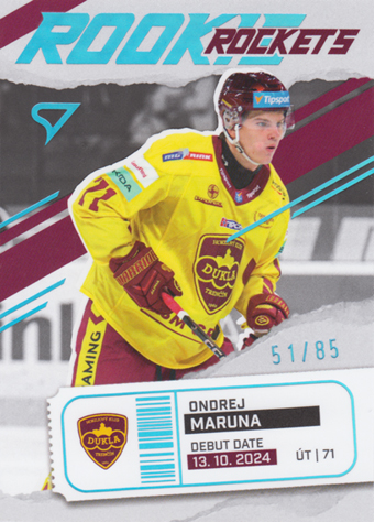 Maruna Ondrej 25-26 Tipsport Liga Rookie Rockets Blue #RR-23