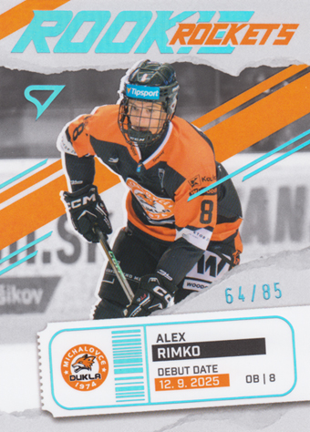 Rimko Alex 25-26 Tipsport Liga Rookie Rockets Blue #RR-25