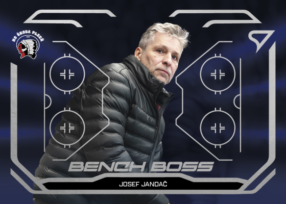 Jandač Josef 25-26 Tipsport Extraliga Bench Boss #BB-12