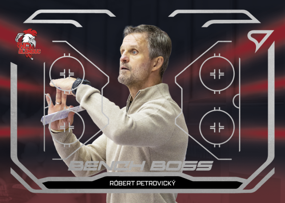 Petrovický Róbert 25-26 Tipsport Extraliga Bench Boss #BB-17