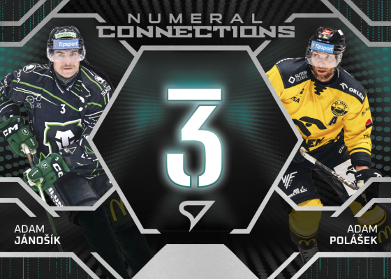 Jánošík Polášek 25-26 Tipsport Extraliga Numeral Connections #NC-02