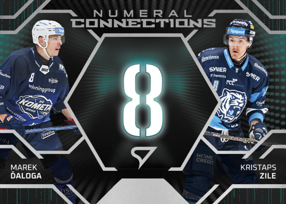Ďaloga Zīle 25-26 Tipsport Extraliga Numeral Connections #NC-03