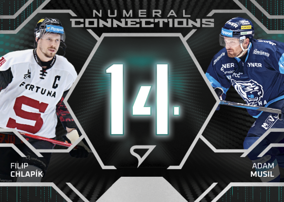 Chlapík Musil 25-26 Tipsport Extraliga Numeral Connections #NC-05
