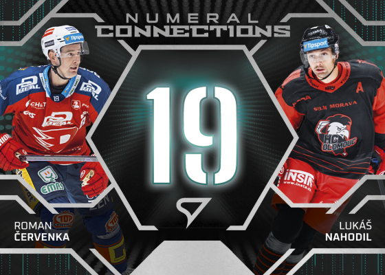 Červenka Nahodil 25-26 Tipsport Extraliga Numeral Connections #NC-08