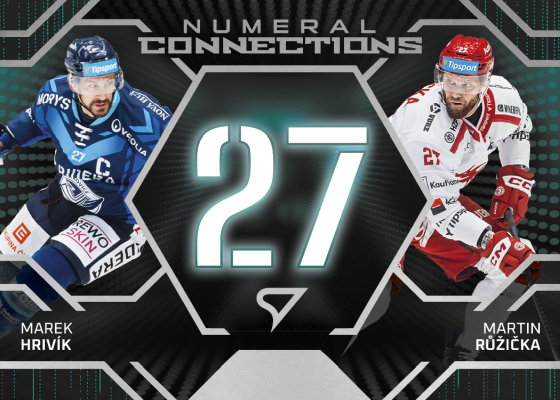 Hrivík Růžička 25-26 Tipsport Extraliga Numeral Connections #NC-12