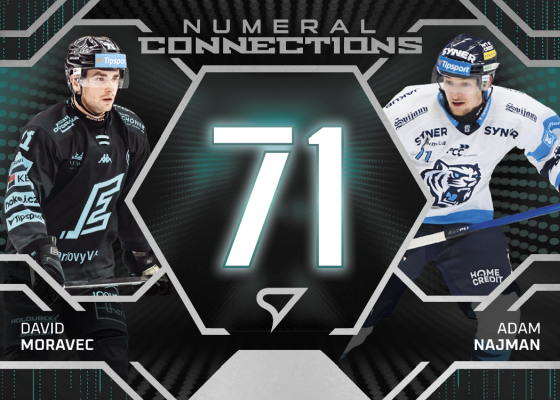 Moravec Najman 25-26 Tipsport Extraliga Numeral Connections #NC-15