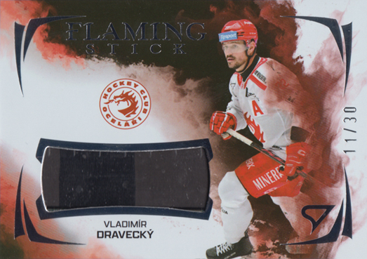 Dravecký Vladimír 25-26 Tipsport Extraliga Flaming Stick Silver #FS-VD