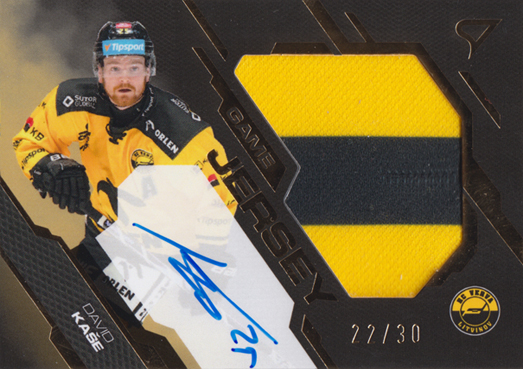Kaše David 25-26 Tipsport Extraliga Game Jersey Gold Auto #GJS-DK